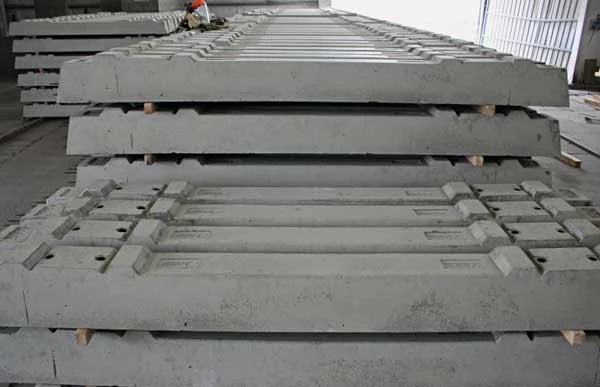 concrete sleepers in railway