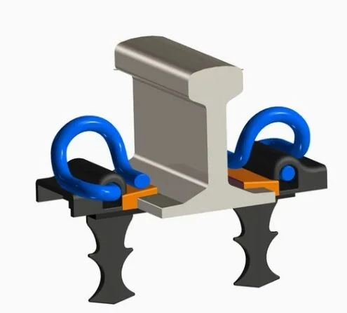 WJ-8 Elastic Clip Fastening System for High-Speed Ballastless Tracks