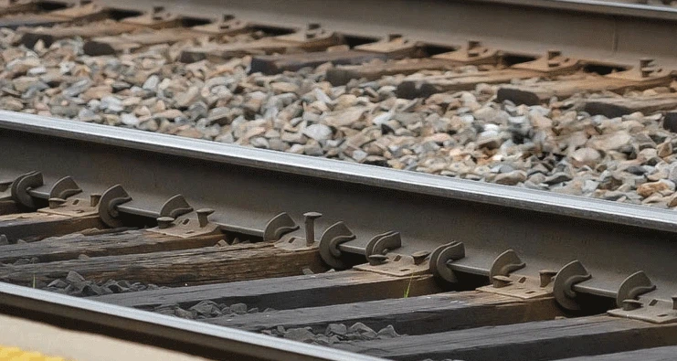 Railroad Track Anchor in Rail System Railroad Track Anchor in Rail System